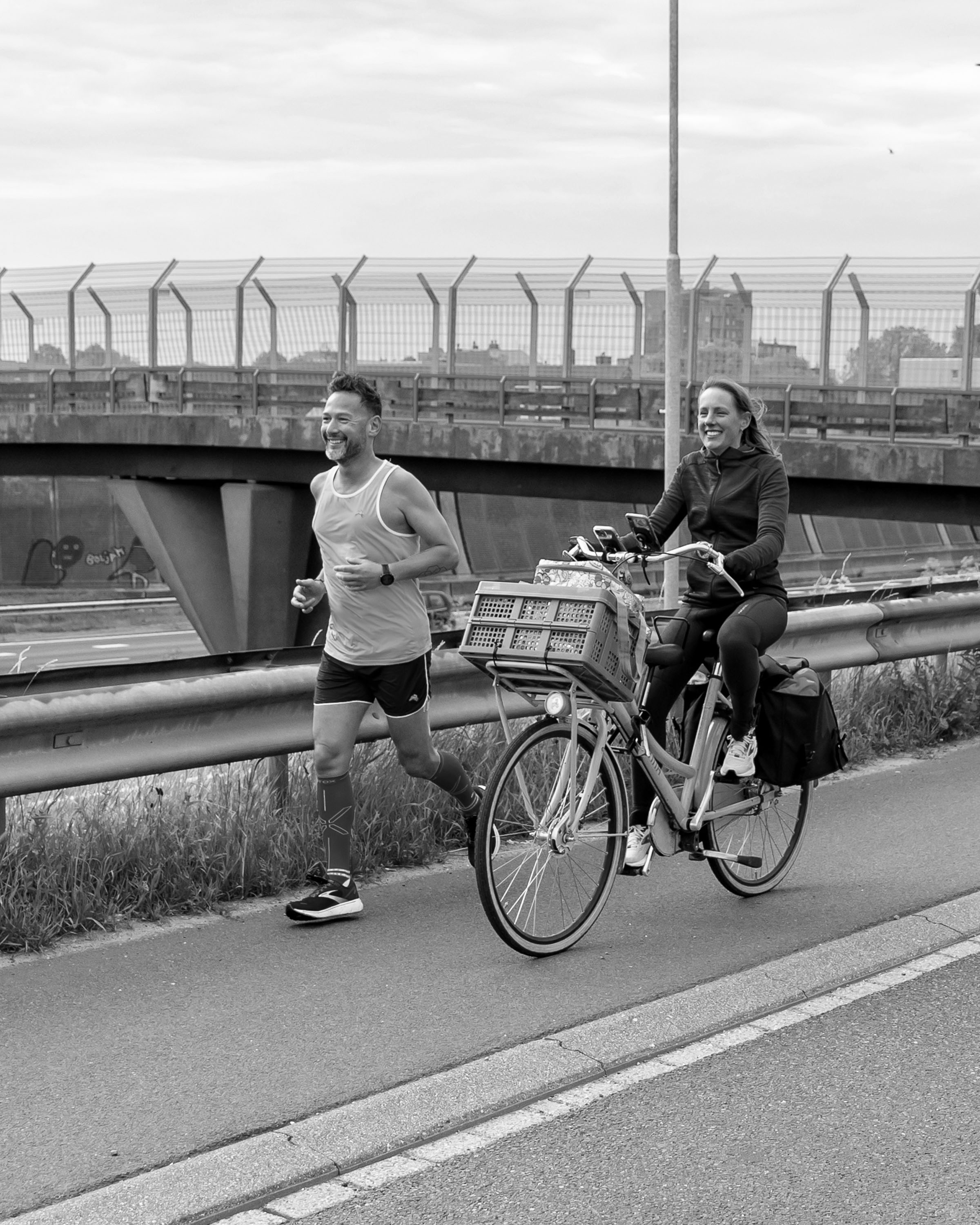 Dorien en ik samen onderweg. Foto credit: Rob van Efferen