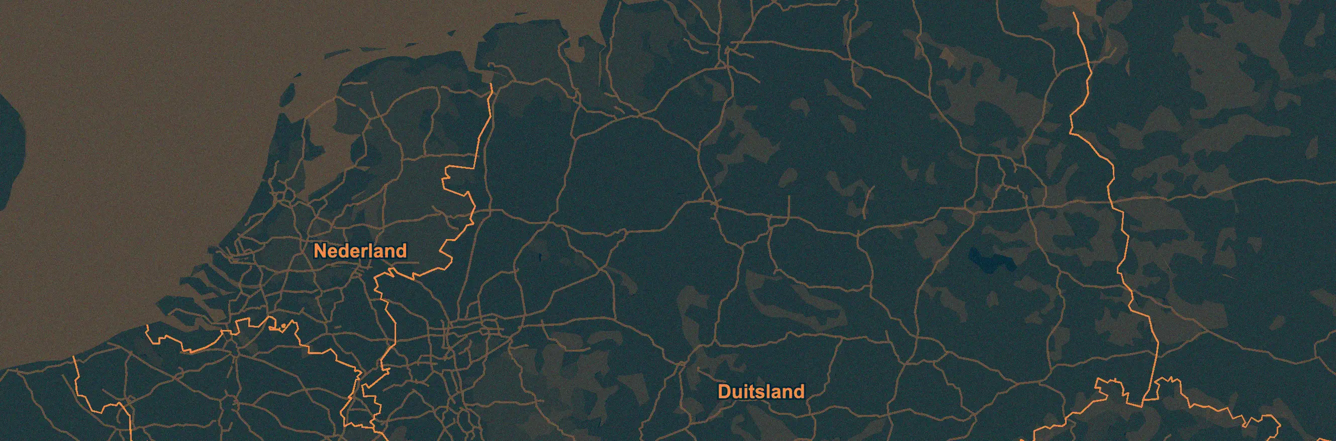 Map Spaarndam naar Berlijn
